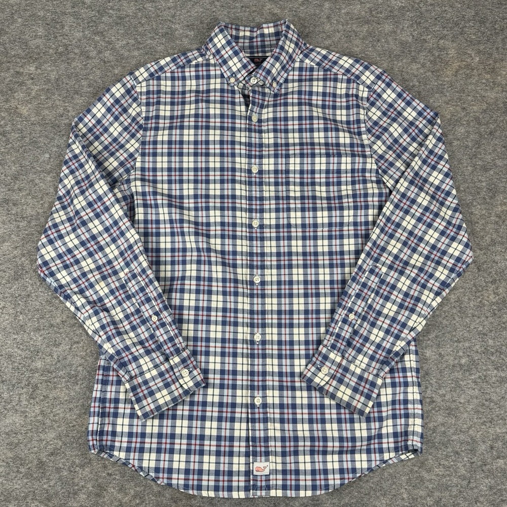 Vineyard Vines Classic Fit Murray Shirt Button Down Plaid Mens‎ Small S